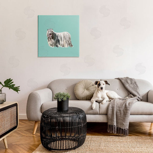 Stupell Industries Amelia Noyes | Long Haired Dog In Crown Wall Art
