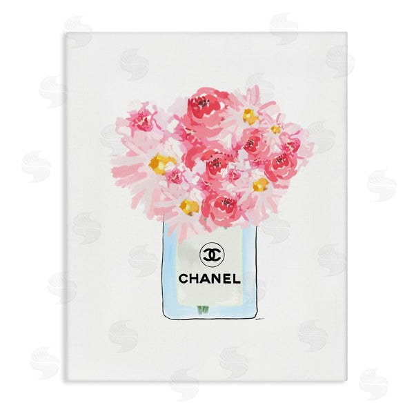 stupell industries Amelia Noyes | Mixed Pink Flower Bouquet Luxury Fashion Motif Wall Art