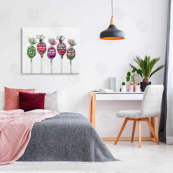 Stupell Industries Amelia Noyes | Modern Lollipop Candy Wall Art