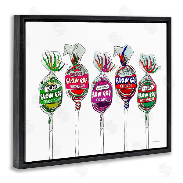 Stupell Industries Amelia Noyes | Modern Lollipop Candy Wall Art