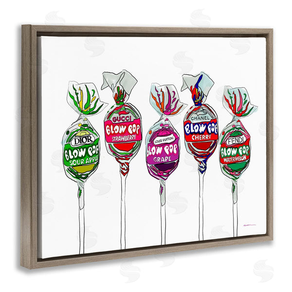 Stupell Industries Amelia Noyes | Modern Lollipop Candy Wall Art