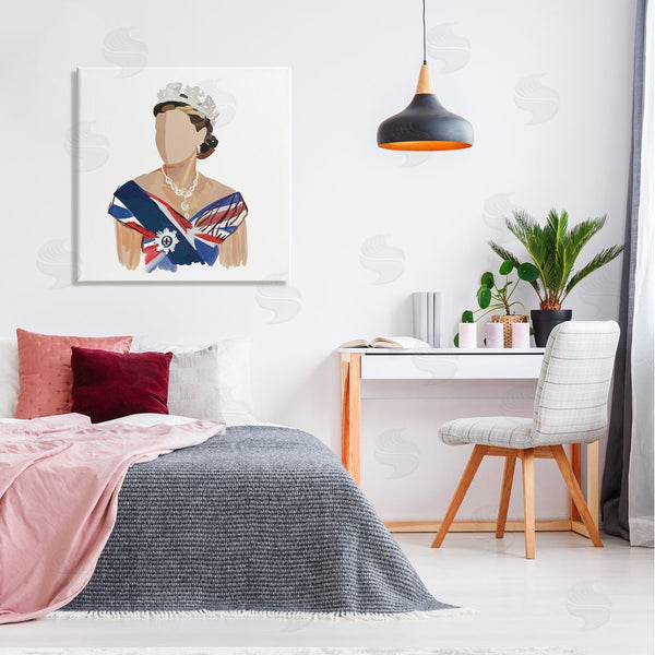 Stupell Industries Amelia Noyes | Modern Royal Portrait Wall Art