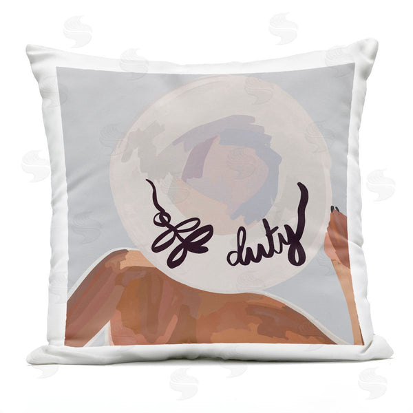 Stupell Industries Amelia Noyes | Off Duty Glam Woman Tropical Beach Fashion Printed Throw Pillow