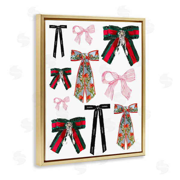 Stupell Industries Amelia Noyes | Patterned Fashion Ribbons Wall Art