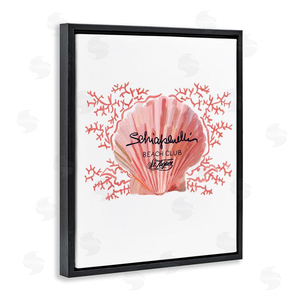 Stupell Industries Amelia Noyes | Pink Beach Club Shell Wall Art