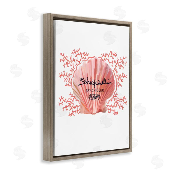 Stupell Industries Amelia Noyes | Pink Beach Club Shell Wall Art