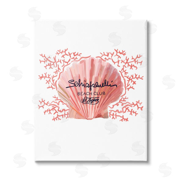 stupell industries Amelia Noyes | Pink Beach Club Shell Wall Art