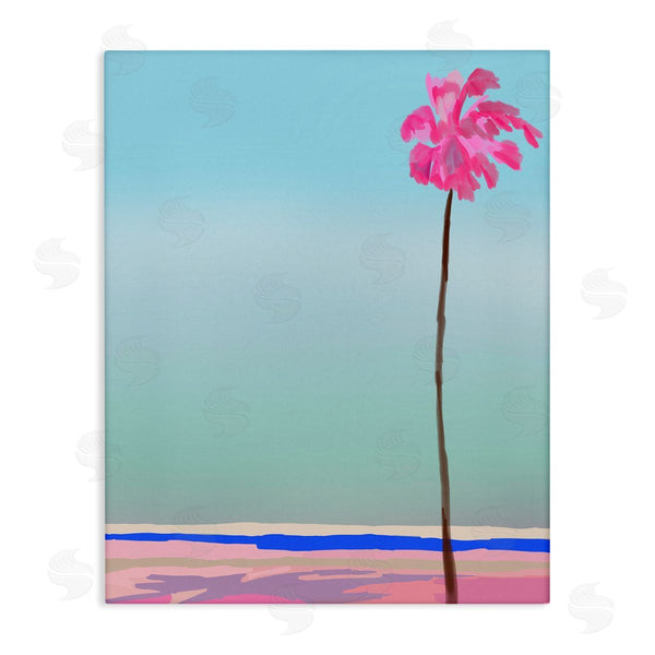 stupell industries Amelia Noyes | Pink & Blue Beach Palm Wall Art