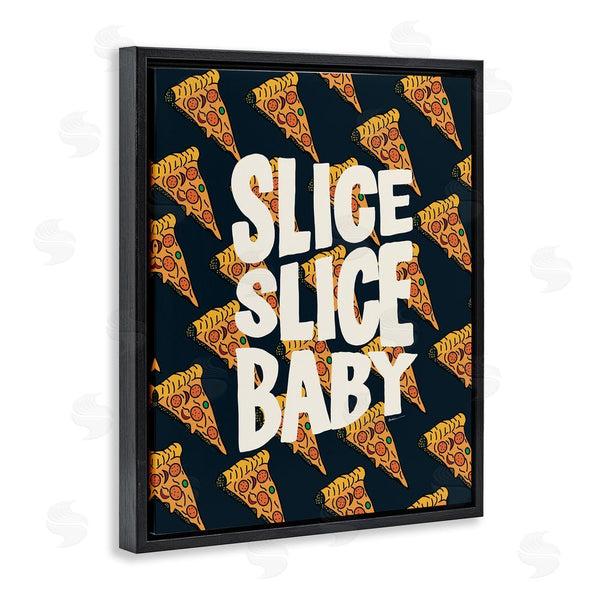 Stupell Industries Amelia Noyes | Pop Pizza Slice Baby Wall Art