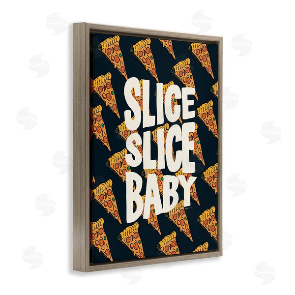 Stupell Industries Amelia Noyes | Pop Pizza Slice Baby Wall Art