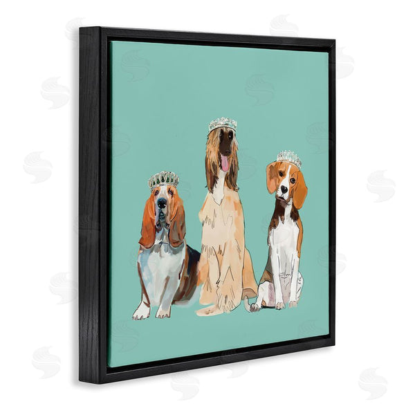 Stupell Industries Amelia Noyes | Regal Dogs With Crowns Wall Art
