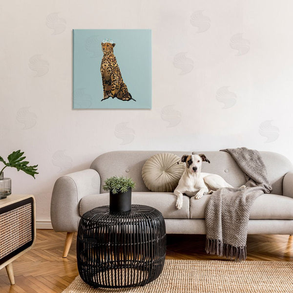 Stupell Industries Amelia Noyes | Regal Leopard With Crown Wall Art