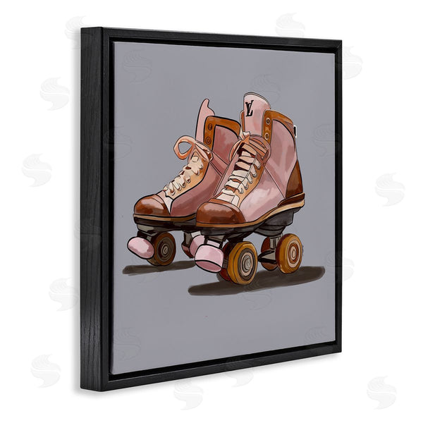 Stupell Industries Amelia Noyes | Roller Skates On Grey
