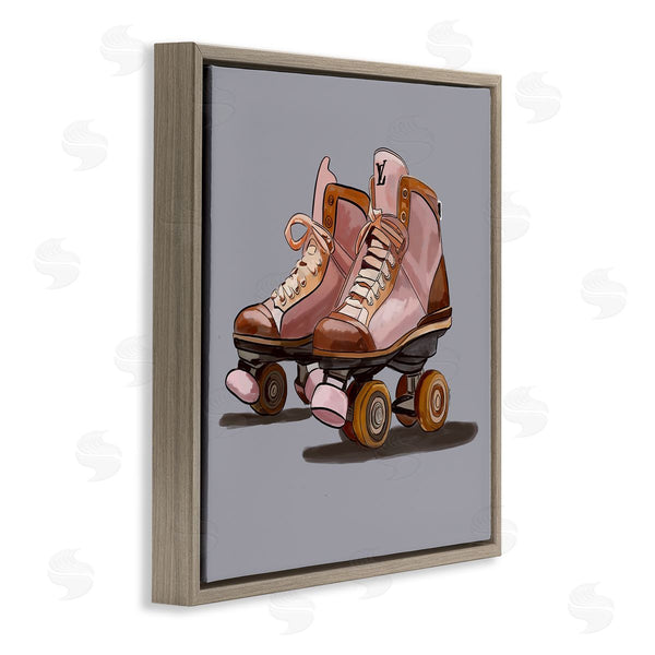 Stupell Industries Amelia Noyes | Roller Skates On Grey