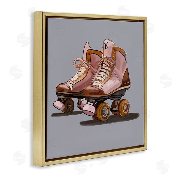 Stupell Industries Amelia Noyes | Roller Skates On Grey