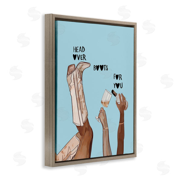 Stupell Industries Amelia Noyes | Romantic Cowgirl Phrase Wall Art