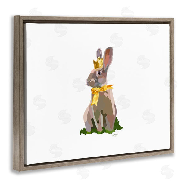 Stupell Industries Amelia Noyes | Royal Bunny With Crown Wall Art