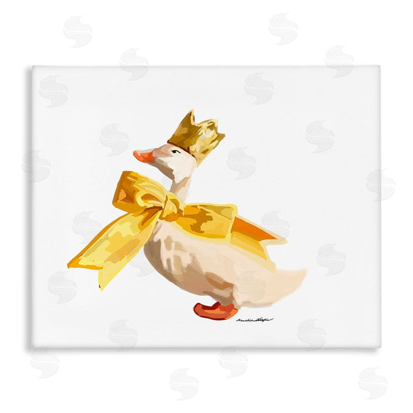 stupell industries Amelia Noyes | Royal Duck with Bow Wall Art
