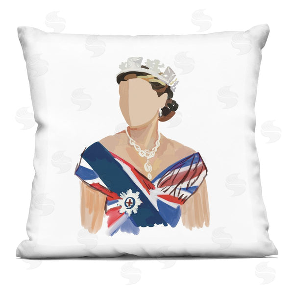 stupell industries Amelia Noyes | Royal Fashion Portrait Printed Throw Pillow