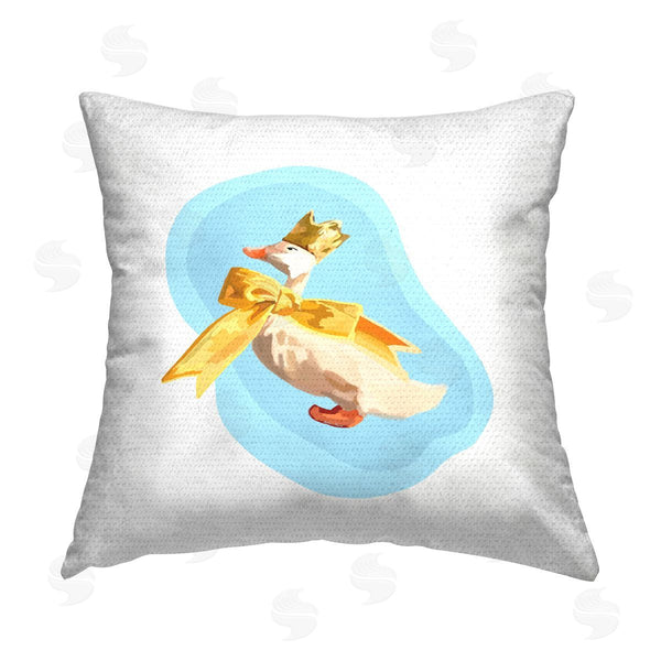 Stupell Industries Amelia Noyes | Royal Goose With Bow Printed Throw Pillow