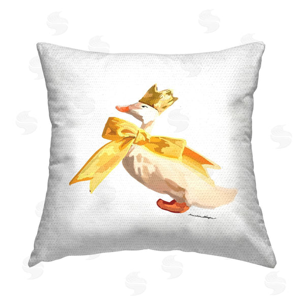 Stupell Industries Amelia Noyes | Royal Goose With Ribbon Printed Throw Pillow