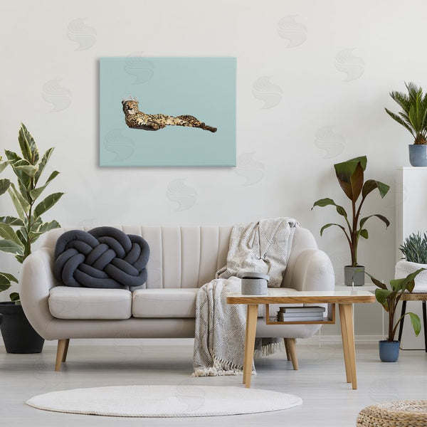 Stupell Industries Amelia Noyes | Royal Leopard With Crown Wall Art