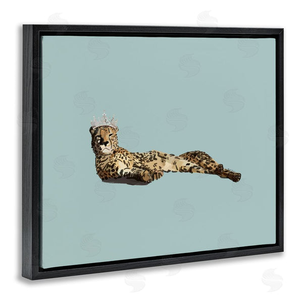 Stupell Industries Amelia Noyes | Royal Leopard With Crown Wall Art