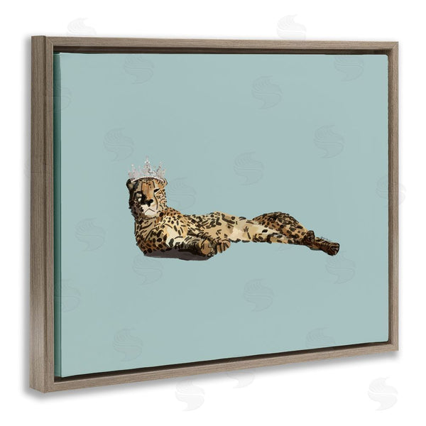 Stupell Industries Amelia Noyes | Royal Leopard With Crown Wall Art