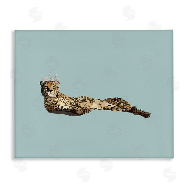stupell industries Amelia Noyes | Royal Leopard with Crown Wall Art