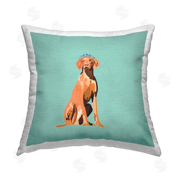 Stupell Industries Amelia Noyes | Royal Pointer Dog Printed Throw Pillow