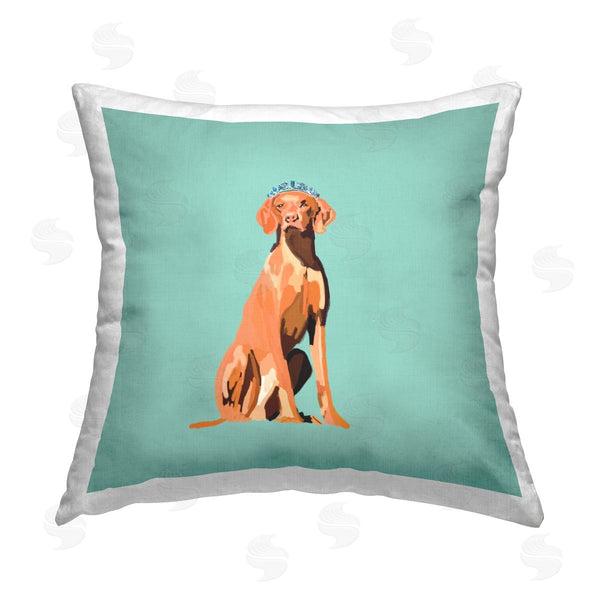 stupell industries Amelia Noyes | Royal Pointer Dog Printed Throw Pillow