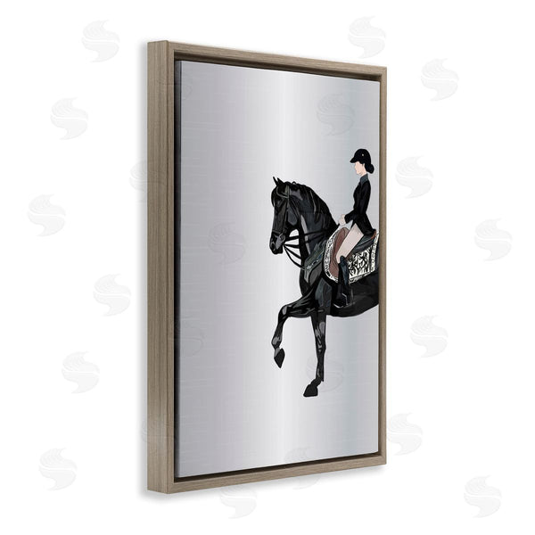 Stupell Industries Amelia Noyes | Silver Rider Jockey