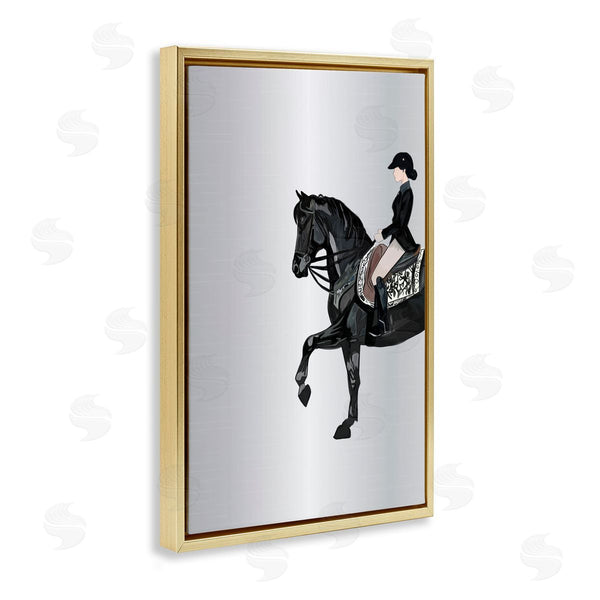 Stupell Industries Amelia Noyes | Silver Rider Jockey