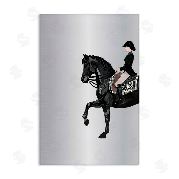 stupell industries Amelia Noyes | Silver Rider Jockey