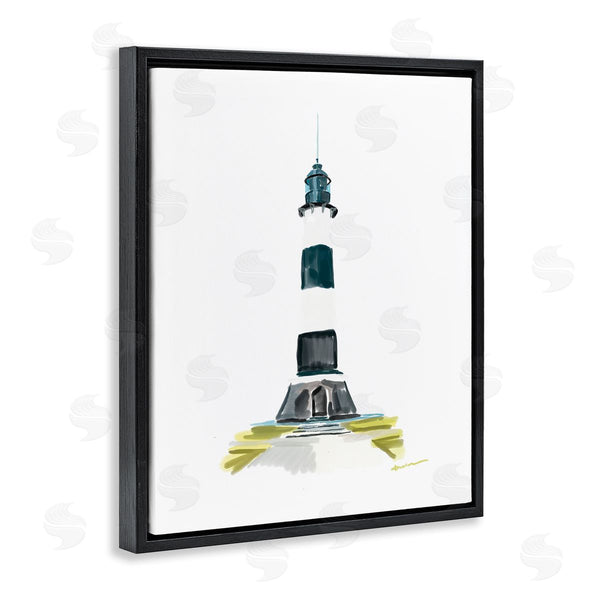 Stupell Industries Amelia Noyes | Simple Modern Lighthouse Wall Art