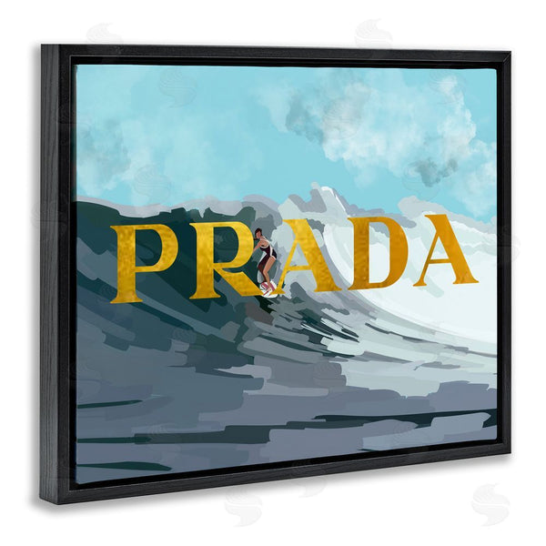 Stupell Industries Amelia Noyes | Surfing With Glam Detail Wall Art