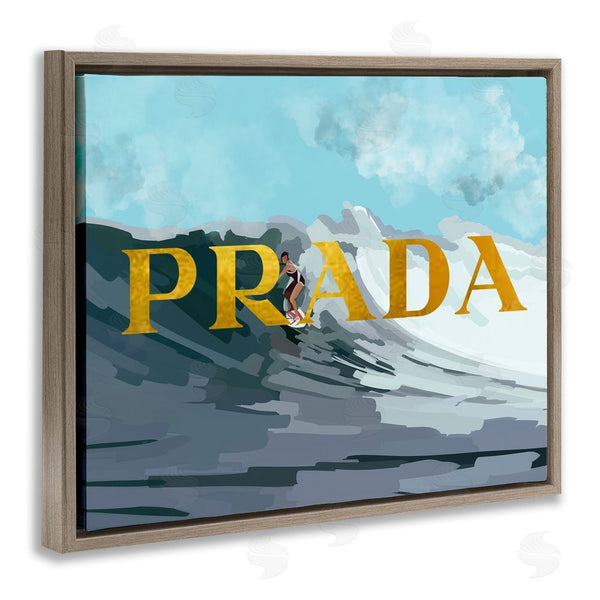 Stupell Industries Amelia Noyes | Surfing With Glam Detail Wall Art