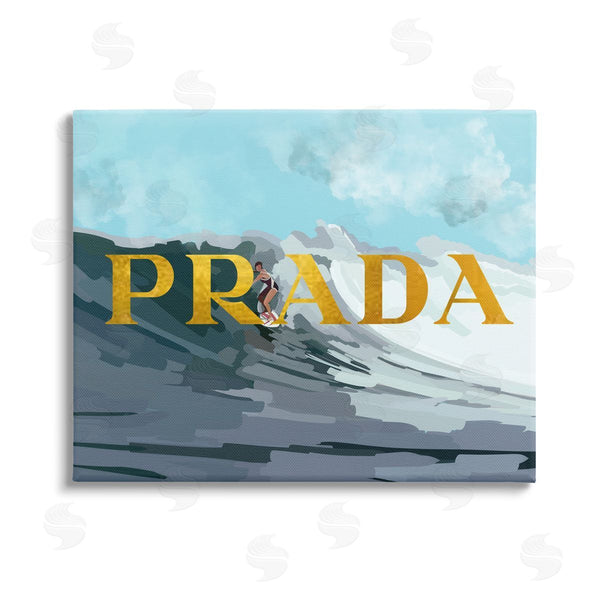 stupell industries Amelia Noyes | Surfing with Glam Detail Wall Art