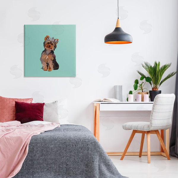 Stupell Industries Amelia Noyes | Terrier With Crown Wall Art