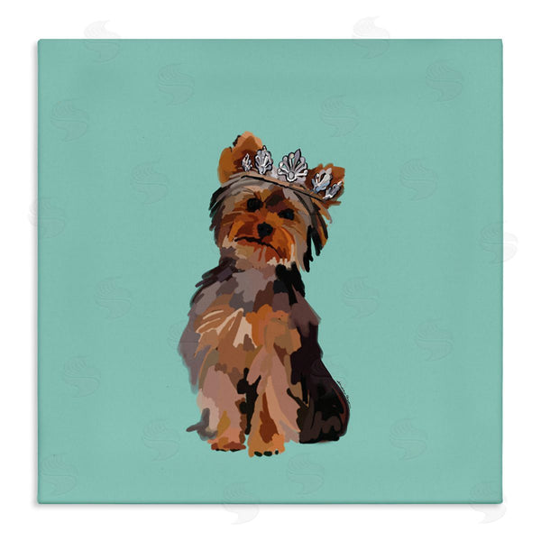 stupell industries Amelia Noyes | Terrier with Crown Wall Art