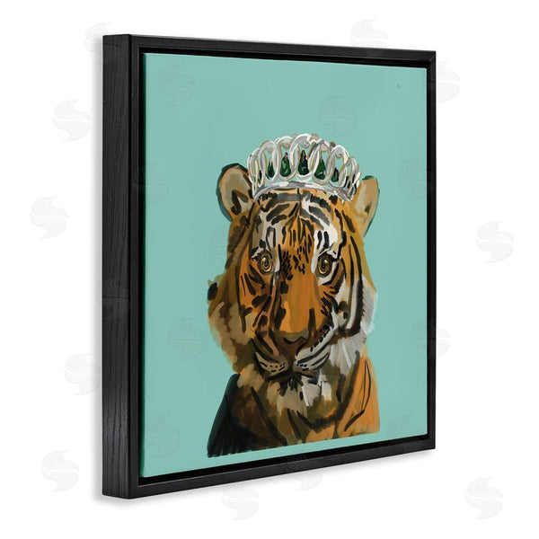 Stupell Industries Amelia Noyes | Tiger Wearing Crown Wall Art