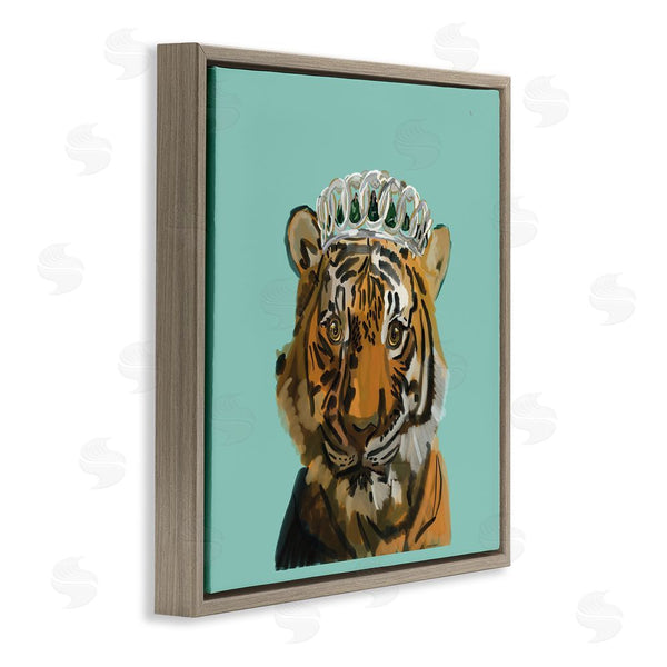 Stupell Industries Amelia Noyes | Tiger Wearing Crown Wall Art