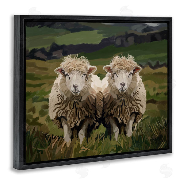 Stupell Industries Amelia Noyes | Twin Sheep In Pasture