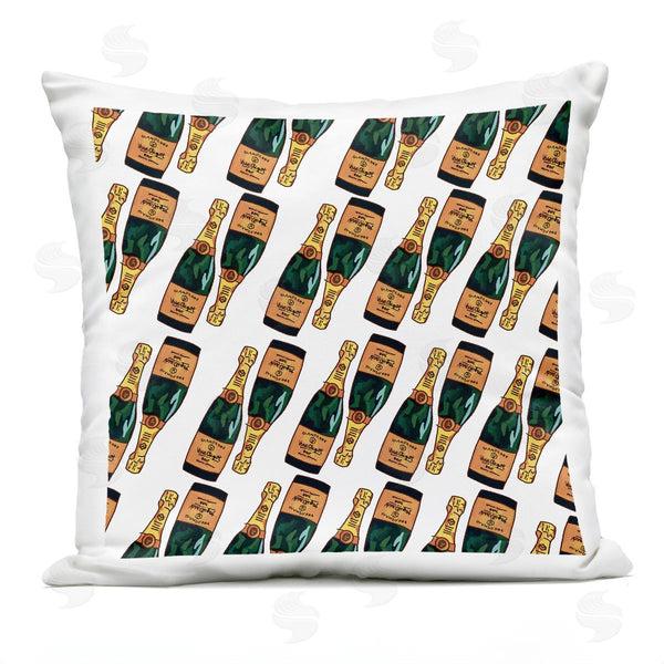 Stupell Industries Amelia Noyes | Upscale Champagne Bottle Glam Pattern Printed Throw Pillow