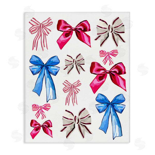 stupell industries Amelia Noyes | Varied Fashion Ribbons Wall Art