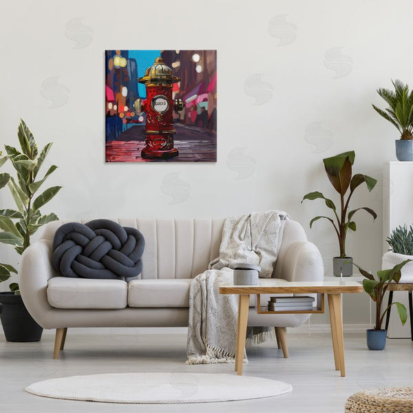 Stupell Industries Amelia Noyes | Vivid Glam Hydrant Wall Art