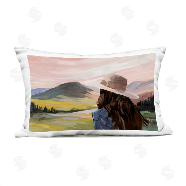 Stupell Industries Amelia Noyes | Western Peace Scenery Printed Throw Pillow