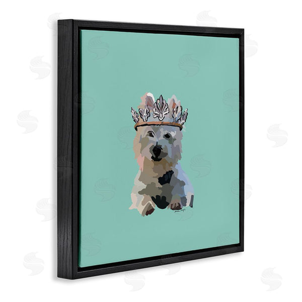 Stupell Industries Amelia Noyes | Westie Terrier With Crown Wall Art