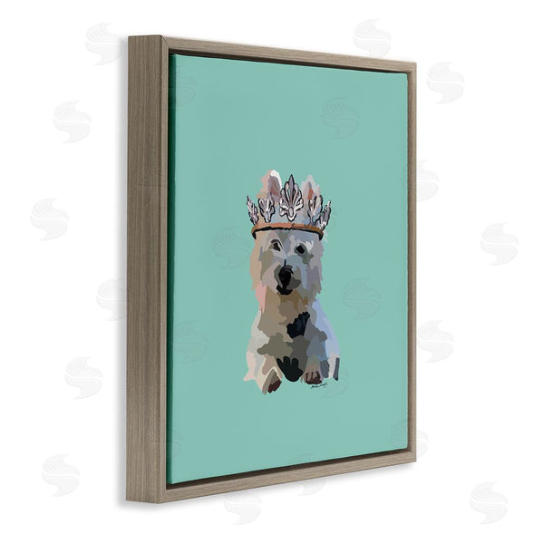 Stupell Industries Amelia Noyes | Westie Terrier With Crown Wall Art