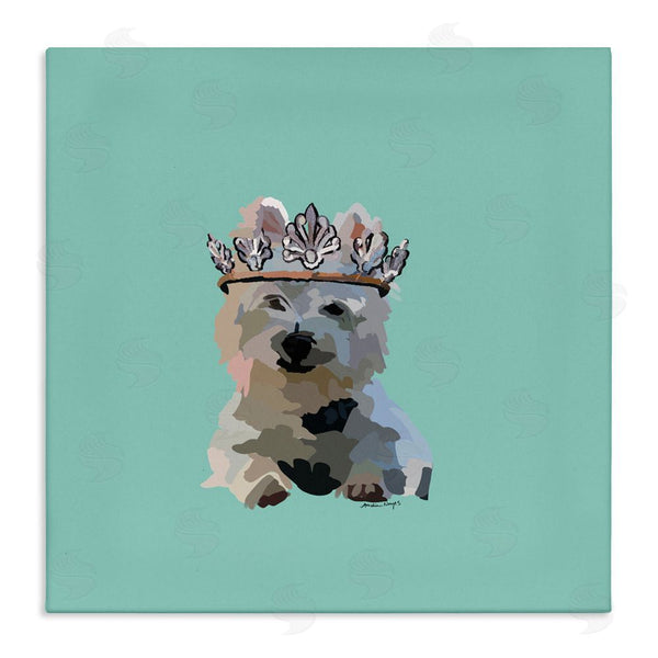 stupell industries Amelia Noyes | Westie Terrier with Crown Wall Art
